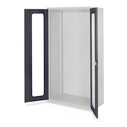 Kappes Schwerlastschrank Leergehäuse Mod. 40 RAL 7035/7016 Sichtfenstertüren