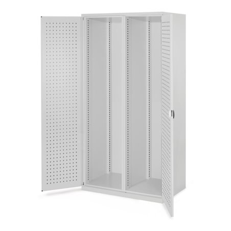 Kappes Schwerlastschrank Leergehäuse Mod. 50 RAL 7035 Tür innen Lochplatten