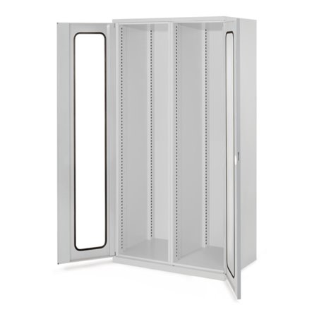 Kappes Schwerlastschrank Leergehäuse Mod. 50 RAL 7035 Sichtfenstertüren