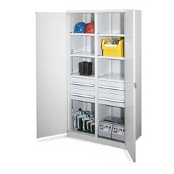 Kappes Schwerlastschrank MMT Mod. 52 RAL 7035 Doppelwandtüren