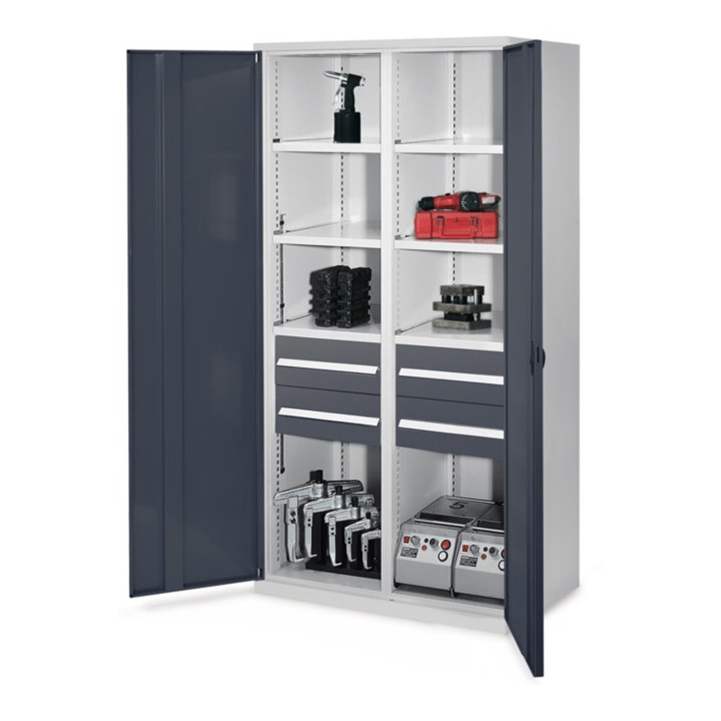 Kappes Schwerlastschrank MMT Mod. 52 RAL 7035/7016 Vollblechtüren