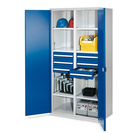 Kappes Schwerlastschrank MMT Mod. 53 RAL 7035/5010 Doppelwandtüren