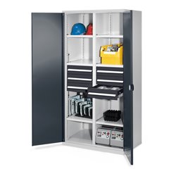 Kappes Schwerlastschrank MMT Mod. 53 RAL 7035/7016 Doppelwandtüren