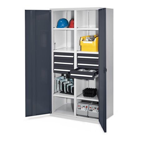 Kappes Schwerlastschrank MMT Mod. 53 RAL 7035/7016 Vollblechtüren