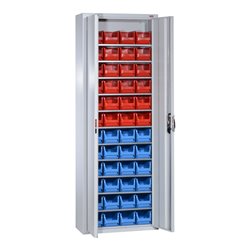 STIER Magazinschrank mit Sichtlagerkästen, H1980xB700xT300mm