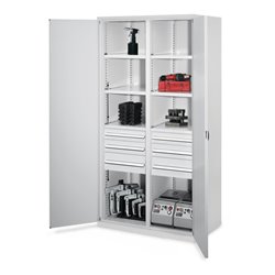 Kappes Schwerlastschrank MMT Mod. 55 RAL 7035 Doppelwandtüren