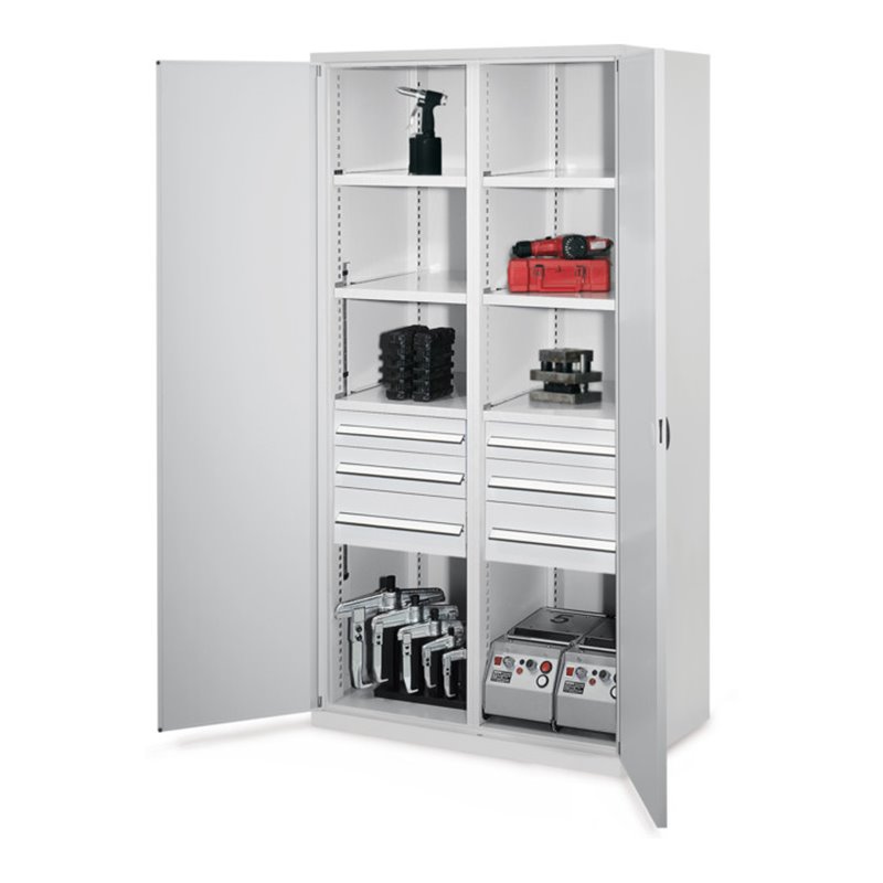 Kappes Schwerlastschrank MMT Mod. 55 RAL 7035 Doppelwandtüren