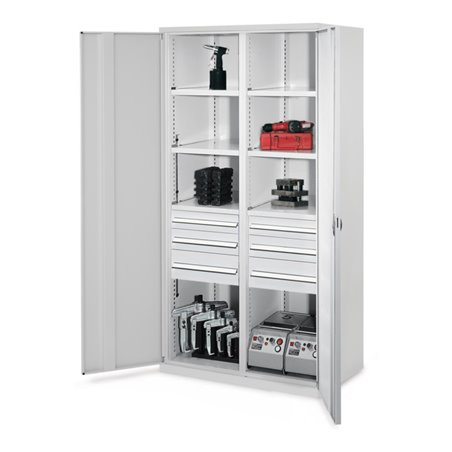 Kappes Schwerlastschrank MMT Mod. 55 RAL 7035 Vollblechtüren