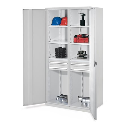 Kappes Schwerlastschrank MMT Mod. 56 RAL 7035 Vollblechtüren