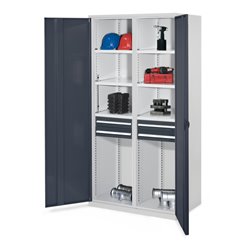 Kappes Schwerlastschrank MMT Mod. 56 RAL 7035/7016 Vollblechtüren