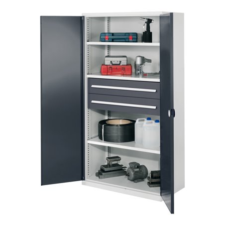 Kappes Schwerlastschrank OMT Mod. 42 RAL 7035/7016 Doppelwandtüren