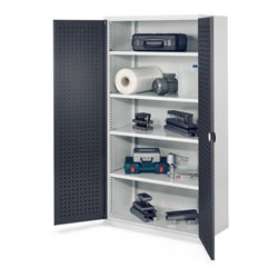 Kappes Schwerlastschrank OMT Mod. 41 RAL7035/7016 Türen innen Lochplatten