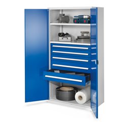 Kappes Schwerlastschrank OMT Mod. 44 RAL 7035/5010 Doppelwandtüren