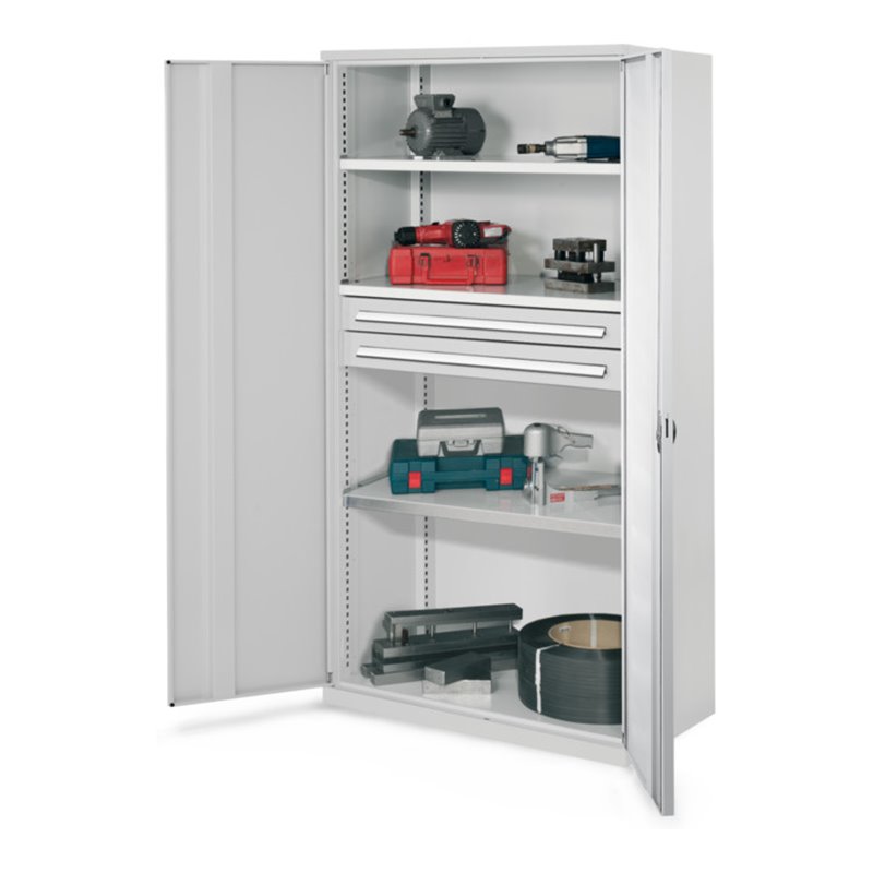 Kappes Schwerlastschrank OMT Mod. 45 RAL 7035 Vollblechtüren