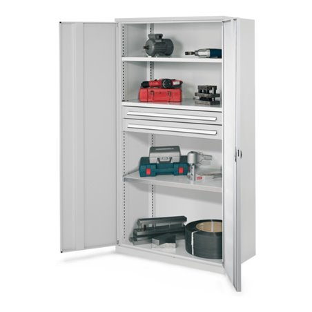 Kappes Schwerlastschrank OMT Mod. 45 RAL 7035 Vollblechtüren