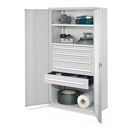 Kappes Schwerlastschrank OMT Mod. 44 RAL 7035 Vollblechtüren