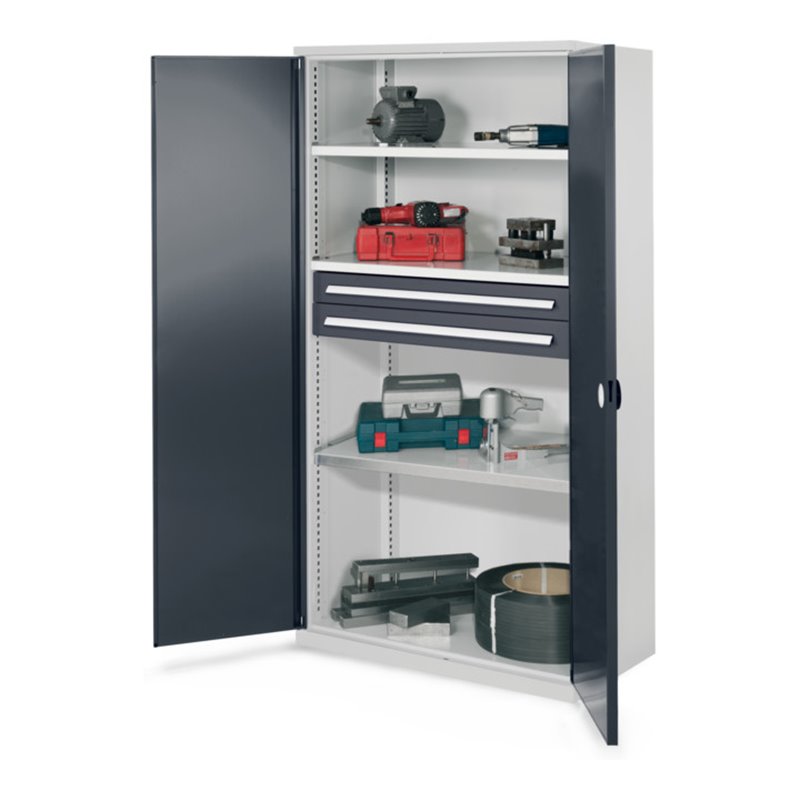 Kappes Schwerlastschrank OMT Mod. 45 RAL 7035/7016 Doppelwandtüren