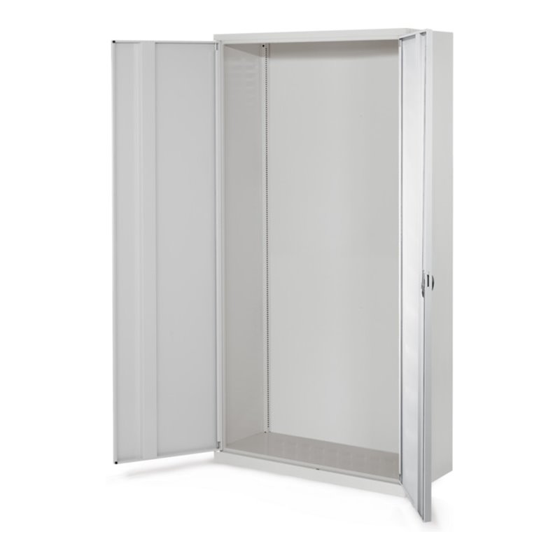 Kappes Systemschrank Leergehäuse Serie 400 RAL 7035 Vollblechtüren