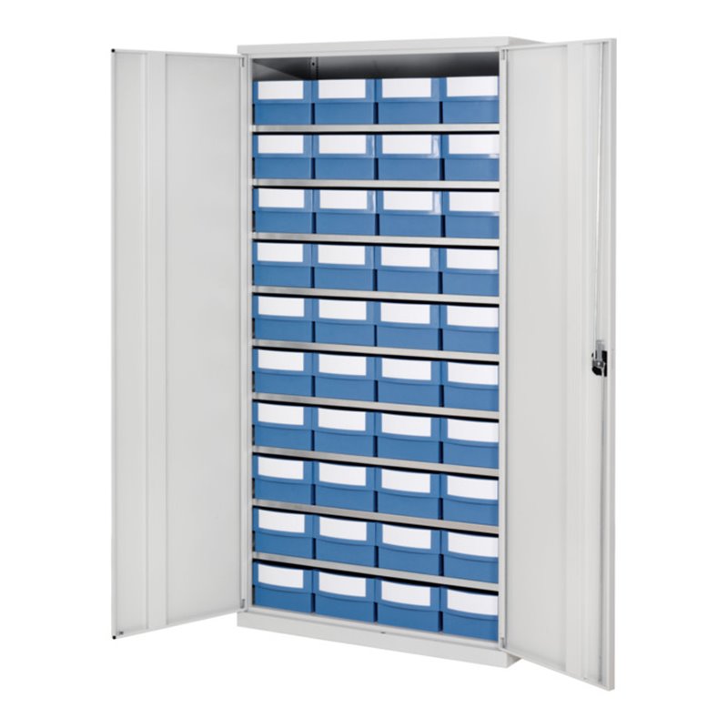 Kappes Systemschrank mit Volumenregalkasten Mod. 3 taubenblau