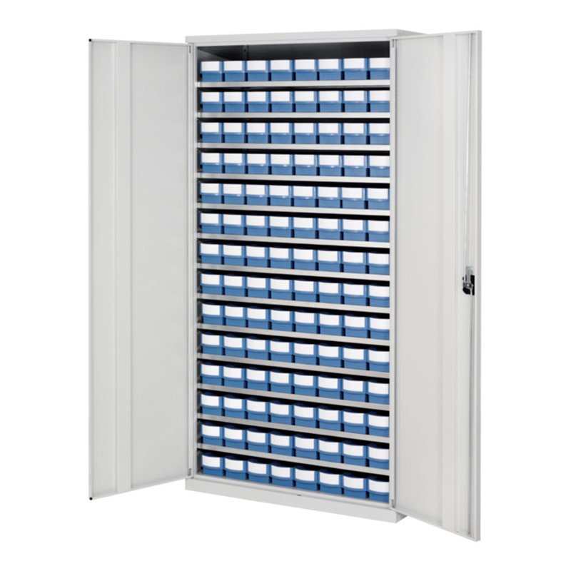 Kappes Systemschrank mit Volumenregalkasten Mod. 1 taubenblau