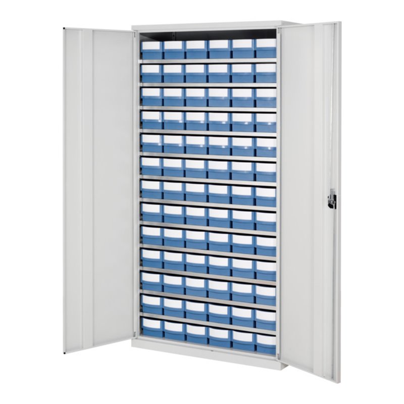 Kappes Systemschrank mit Volumenregalkasten Mod. 2 taubenblau