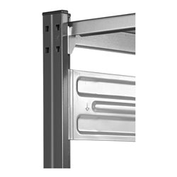 Kappes T-Profil f. Steckregal L2000 mm RAL 7016 mit RasterPlan Lochung