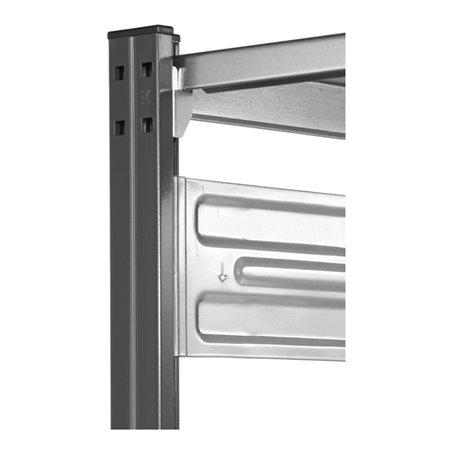 Kappes T-Profil f. Steckregal L2000 mm RAL 7016 mit RasterPlan Lochung