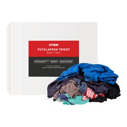 STIER Putzlappen Trikot, bunt, 10 kg