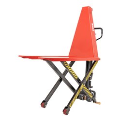 STIER Scheren-Hubwagen 1000kg Traglast 800mm Hubhöhe mit manuellem Quicklift