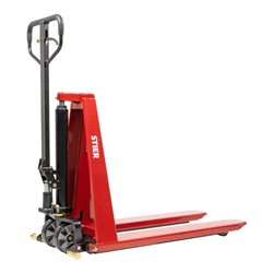STIER Scheren-Hubwagen 1000kg Traglast 800mm Hubhöhe mit manuellem Quicklift