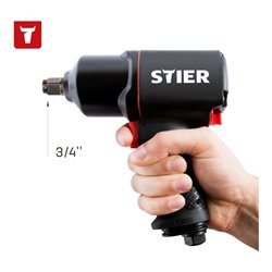 STIER Druckluft-Schlagschrauber 3/4' - 1750 Nm