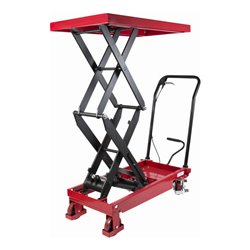 STIER Doppelscheren-Hubtischwagen 350kg Traglast