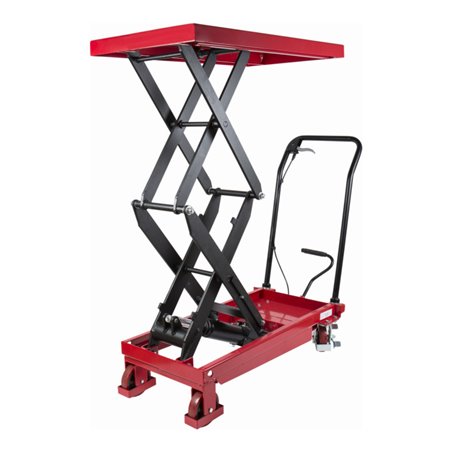 STIER Doppelscheren-Hubtischwagen 350kg Traglast