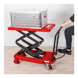 STIER Doppelscheren-Hubtischwagen 350kg Traglast