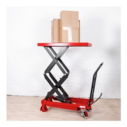 STIER Doppelscheren-Hubtischwagen 350kg Traglast