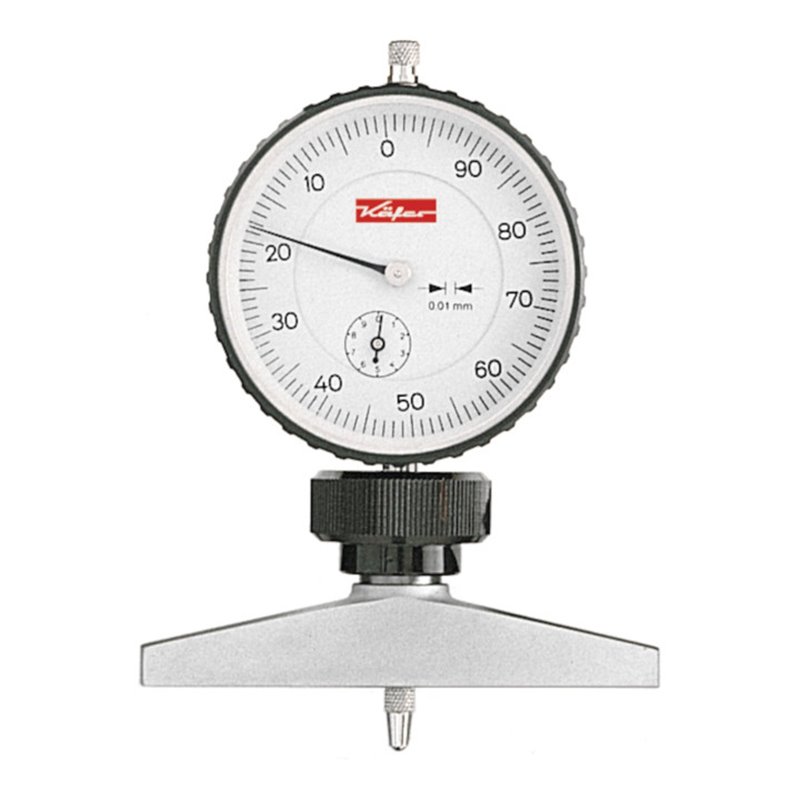HOLEX Tiefenmessgerät mit Messuhr analog 30 mm