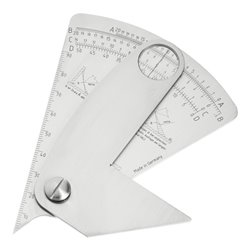 HOLEX Schweißnahtlehre mit ABCD-Skala