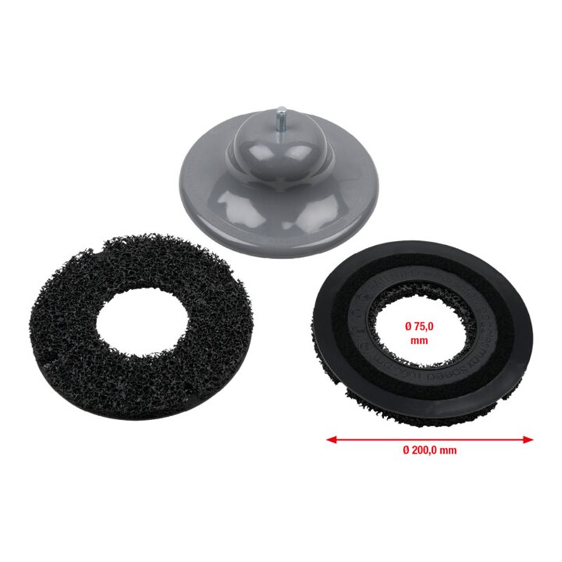 KS Tools Radnabenschleifer-Satz, Ø 200 mm, 3-teilig