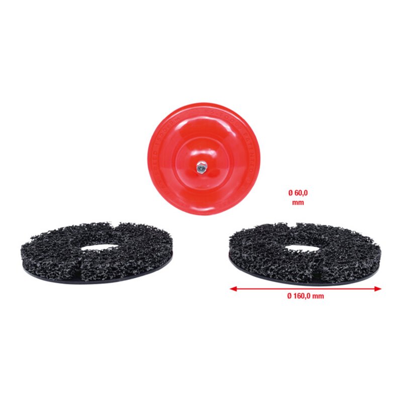 KS Tools Radnabenschleifer-Satz, Ø 160 mm, 4-teilig blau