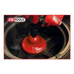 KS Tools Radnabenschleifer-Satz, Ø 160 mm, 4-teilig blau