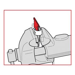 KS Tools Schalldämpfer Spann-Keil-Satz für Volkswagen, 3-teilig