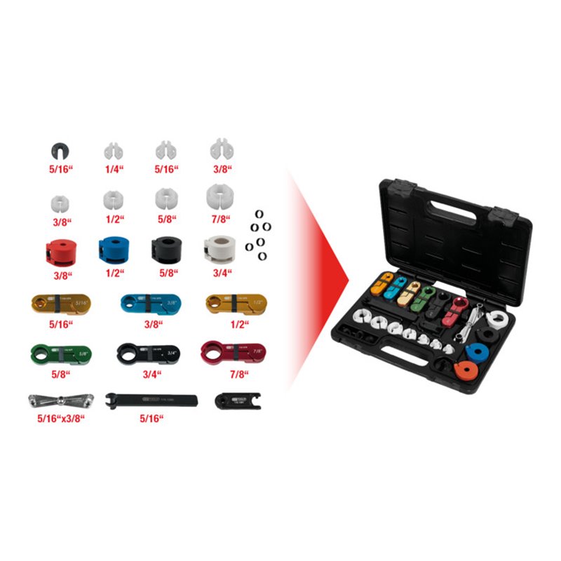 KS Tools Leitungsverbinder-Entrieglungs-Satz, 22-tlg.