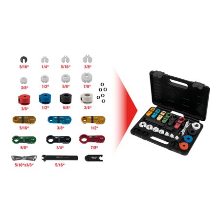 KS Tools Leitungsverbinder-Entrieglungs-Satz, 22-tlg.