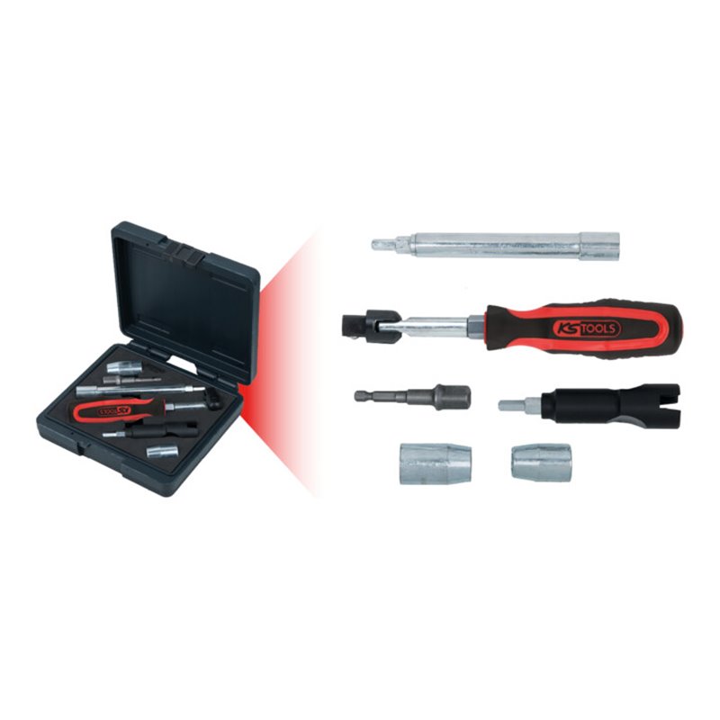 KS Tools WC Sanitär-Kombi-Kit, 6-teilig