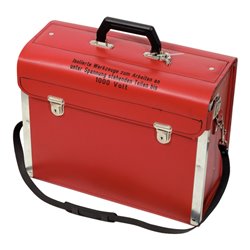 KS Tools Werkzeugkoffer, leer, Leder, Vorder- und Mittelwand abklappbar
