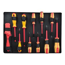 KS Tools Isolierter Werkzeug-Satz für Hybrid- und Elektrofahrzeuge, 43-tlg.