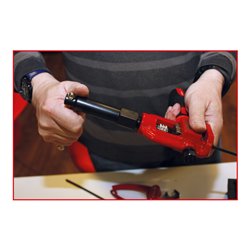 KS Tools FLAREFIX 1 Universal-Bremsleitungs-Bördelgerät-Satz mit Hydraulik-Spindel, 16-tlg.