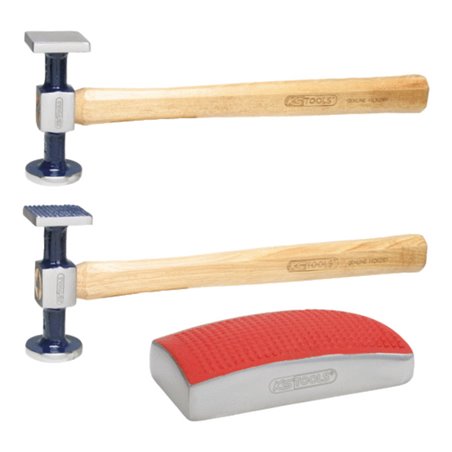 KS Tools Karosserie-Ausbeul-Satz, 3-teilig