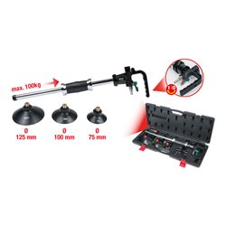 KS Tools Druckluft-Ausbeulhammer-Satz, 5-tlg.