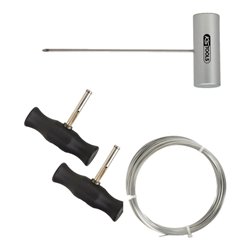 KS Tools Drahtschneide-Satz mit Schneidedraht, 4-teilig